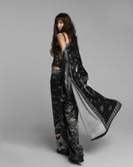 Load image into Gallery viewer, THE PARISIAN KIMONO BLACK
